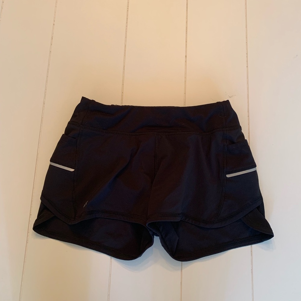 black athleta girl shorts